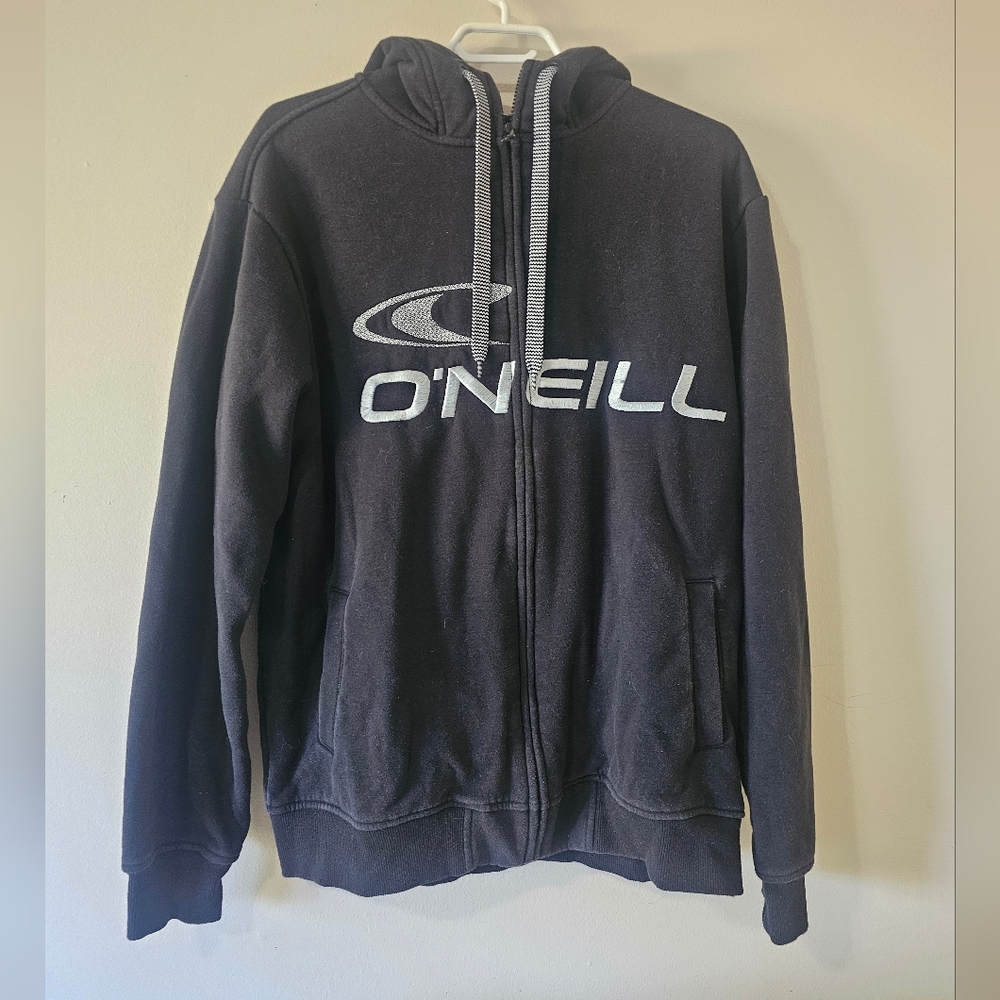 O'Neill Men's XXL Full Zip Black Hoodie
